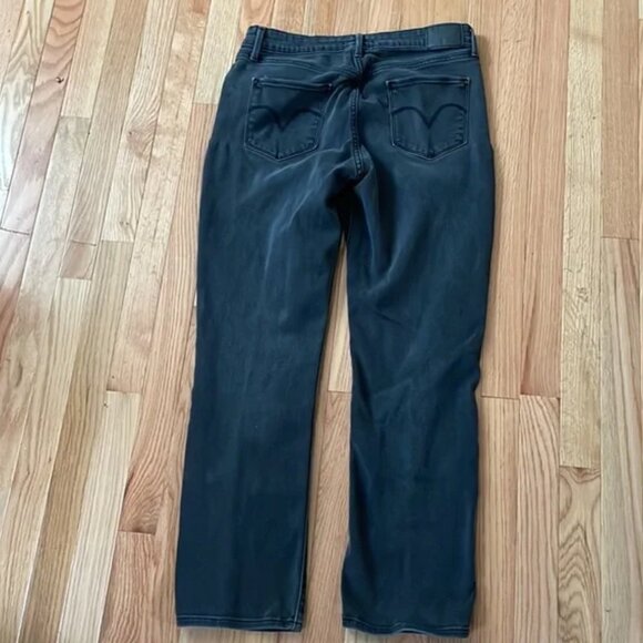 Levi's Jeans Womens 12 Gray Charcoal Mid Rise Skinny Western Barn Minimalist - Picture 9 of 12